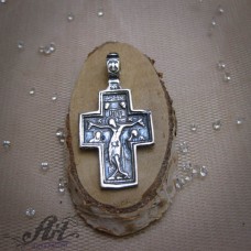 Сребърен кръст "Разпятие"-1233